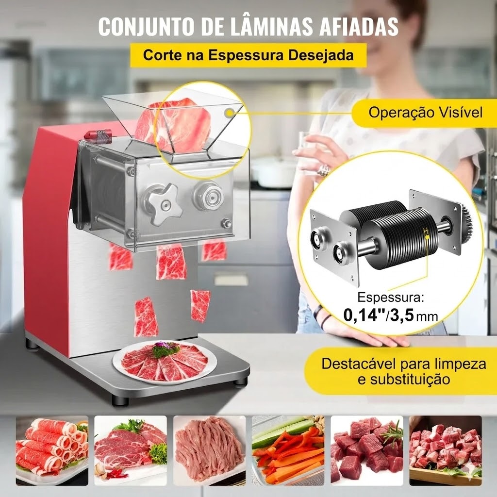 Conjunto de Lâminas Afiadas — Espessura 3,5mm