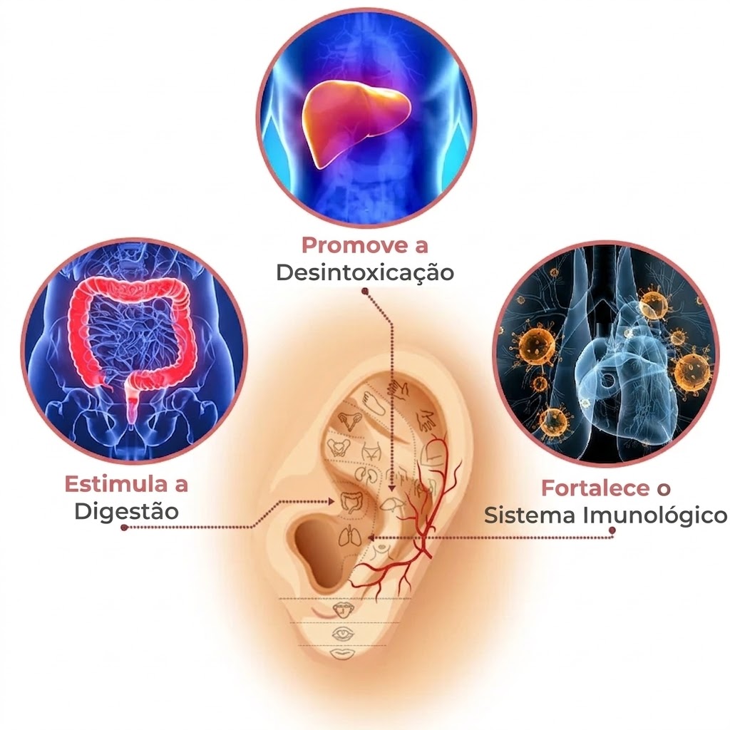 Pontos de Acupuntura do Ouvido
